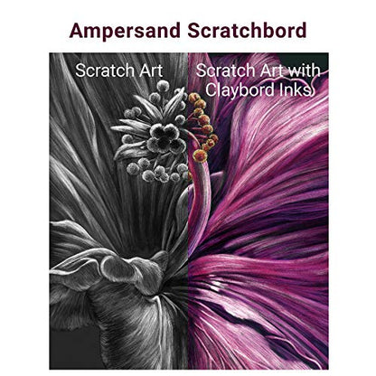 Ampersand Art Supply Scratchbord | Parrot | 5’’ x 7’’ | Professional Scratchboard Art Panel | for Scratchboard Drawing, Illustration & Mixed Media - style: Parrot