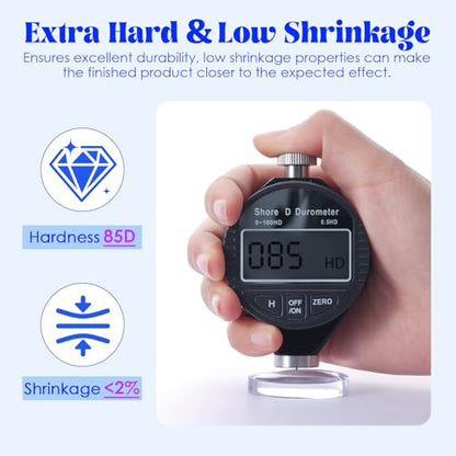 Bsrezn 300g UV Cure Resin Hard, Upgraded Crystal Clear Premixed Resin for Jewelry Making and Craft Decoration(3 x 100g) - size: 300 g