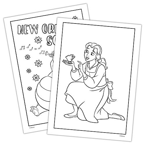 Disney Princess Paintbox Coloring and Activity Book with 16 Paints, Bendon 42350, 7.75 x 10.75 - style: Disney Princess Painting Book