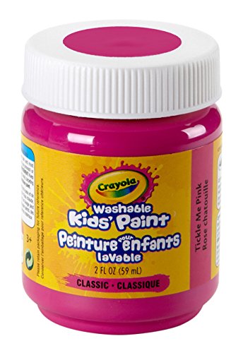 Crayola Washable Kids Paint, 2 oz, Tickle Me Pink - color: Tickle Me Pink