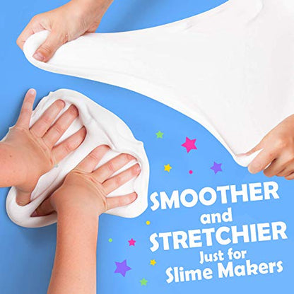 Original Stationery Soft Clay for Slime, 230 g (8.1 oz) White Foam Clay Add-in for Slime Making, Stretchy Air-Dry Butter Texture, Birthday Craft Gift for Kids - size: Original Size - 230g