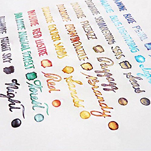 Diamine Shimmering Seas - 50ml Bottled Ink - color: Navy Blue