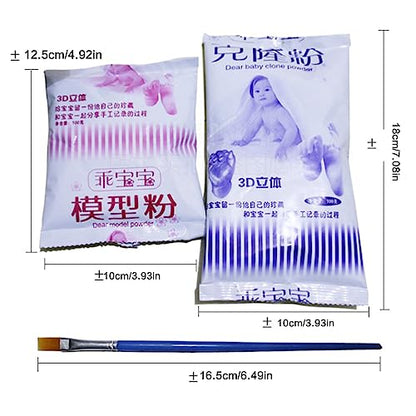 ljhnba for Creative Baby Hand Moulding Powder Baby Hand Foot Casting Powder DIY Hand Holding Craft Material Hand Casting Powder Alginate Molding