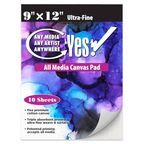 Yes! Canvas Pad 9x12" - size: 9" x 12"