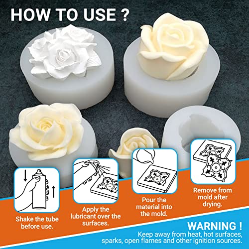 Adhesive Guru Non Silicone Epoxy Mold Release Spray (13.5 fl oz), Silicone-Free Release Agent Aerosol Spray for Epoxy Resin Molds, 1 Pack - color: 13.5 fl oz, size: 1 Pack