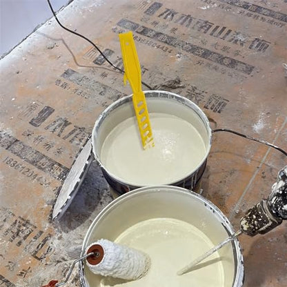 Paint Stir Sticks | Premium PP Paint Mixing Sticks with Fixed Barb | Reusable Plastic Stirrer Hand Tools for Mixing | 11 inch Length