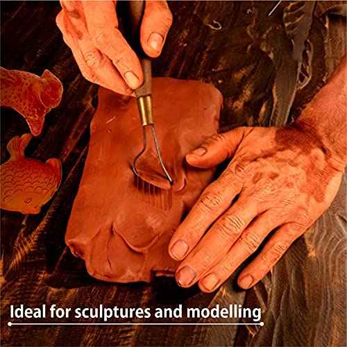 Old Potters Low Fire Pottery Clay (Cones 06-2) Art Modeling Clay, Ideal for Wheel Throwing and Hand Building, Pottery Clay for Sculpting, Beginners, and Advanced, 10 lbs Terra Cotta - color: Terra Cotta