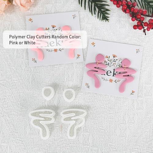 Xaekicr Abstract Woman Shape Polymer Clay Cutters – Modern Clay Earring Cutters for Jewelry Making, Clay Tools for Polymer Clay Molds, Set of 2 - color: U color