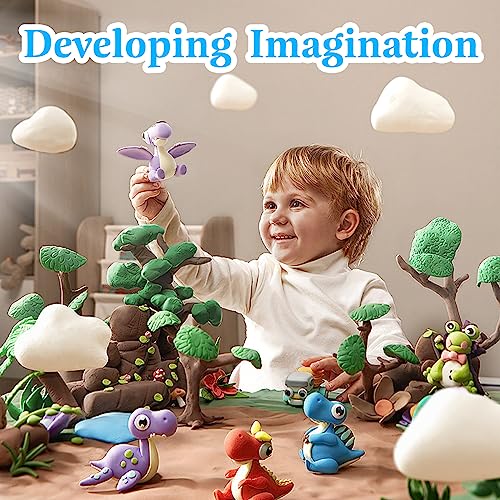 100g Foam Clay, Modeling Clay, Air Dry Ultra Light Clay, Non-Toxic, Non-Sticky, Ideal Gift for Boys and Girls - color: Brown, size: 100g