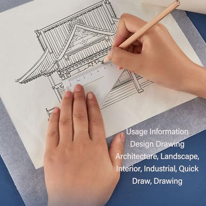 Tracing Paper Roll, 24 Inch Translucent Pattern Paper for Sketching Drawing Sewing Painting, Multifunctional Dressmaking Drafting Paper for Kids Artist (62cmx23m)