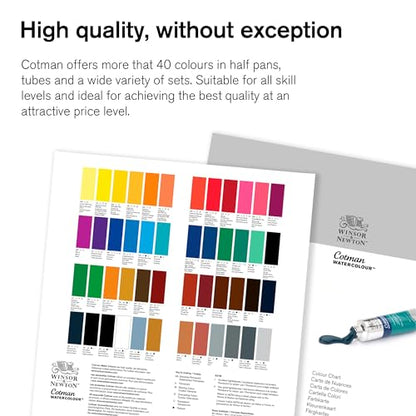 Winsor & Newton Cotman Watercolor Paint, 8ml (0.27-oz) Tube, Cadmium Red Pale Hue - color: Cadmium Red Pale Hue, style: 0.27-oz Tube