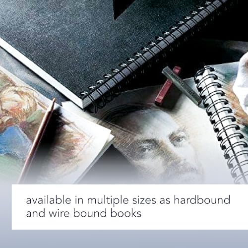 Canson Artist Series Sketch Book Paper Pad, for Pencil and Charcoal, Acid Free, Hardbound, 65 Pound, 8.5 x 11 Inch, 108 Sheets - size: 8.5"X11"