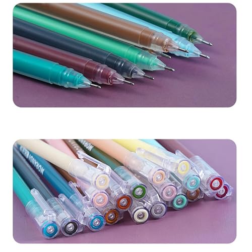 162 Colors 0.6mm Gel Pen Drawing Set Suitable for Adult Writing, Painting, Coloring, Card Making and Student Supplies