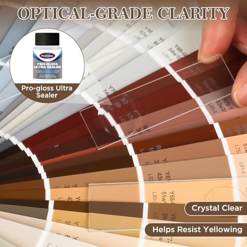 Muanxious Studio High‑Gloss Varnish – Crystal‑Clear, Non‑Tacky Finish for Air‑Dry & Polymer Clay, Miniatures, Water‑Based,ASTM D‑4236, 100ml (3.38 fl oz) - size: 100ml (3.38 fl oz)