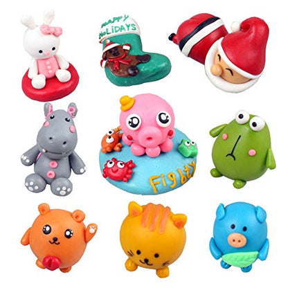 CiaraQ Polymer Clay Kit, Mini Modeling Clay Set for Kids/Beginners/Artist, 32 Colors - color: 32 Colors