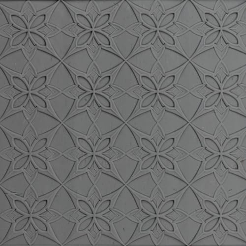 Echo Blossom Clay Texture Roller 4" for Polymer Clay - color: Echo Blossom Roller
