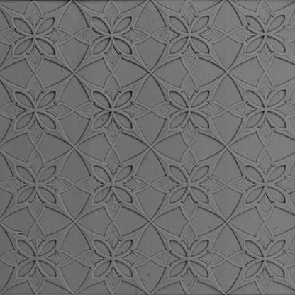 Echo Blossom Clay Texture Roller 4" for Polymer Clay - color: Echo Blossom Roller