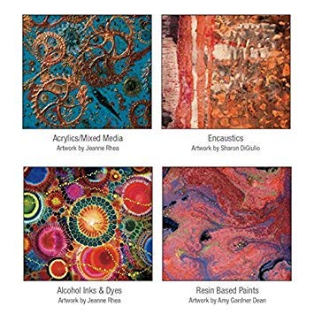 Da Vinci Pro Liquid Art Multi-Media Panel 12x16, 1-1/2" Deep Gesso Board with Natural Wood Frame, Raised Lip Wood Canvas Panel Ideal for Artists Using High Flow Acrylics and Alcohol-Based Dyes - size: 12x16"