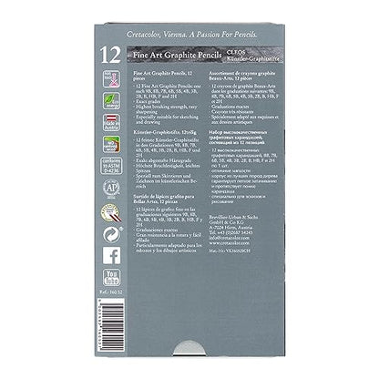 Cretacolor Fine Art Graphite Set, Set of 12