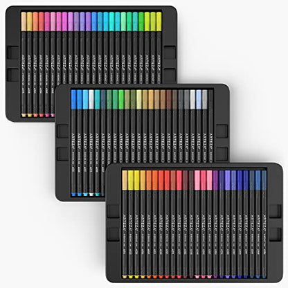 ARTEZA Inkonic Fineliners Pens, Set of 72, 0.4 mm Fine Tip Markers, Water-Based Art Pens for Drawing, Sketching, Journaling, Calligraphy - size: 1 Count (Pack of 72)