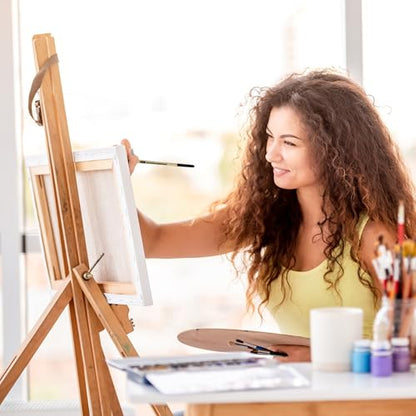 ZEM Brush Golden Synthetic Long Script Liners Artist Paint Brushes Sizes 20/0, 10/0, 5/0, 0