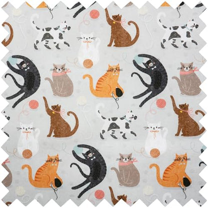 Hobby Gift Medium Sewing Storage Box, 18.5 x 25.5 x 14.5cm, Cats - color: Cats