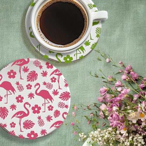 CHGCRAFT Flamingo Clay Texture Mat Tropical Plants Flowers Polymer Texture Sheets DIY Tools for Clay Pottery Earring Jewelry Making Stamp Engraving Machines, 3.9x2.6inch - style: Flamingo