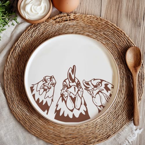 2 Sheets Chicken Pattern Silkscreen Stencil, Farm Animal Painting Stencils Templates Reusable Self-Adhesive Silk Screen Printing for Wall Border Wood Fabric Home Craft Decor - style: Farm Animal