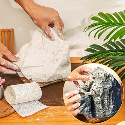 45ft - 211ft Plaster Cloth Rolls White Gauze Strips Wrap Bandages for Craft Belly Cast Mask Making Body Molds Scenery Art(4inch x 91 Feet, White) - color: White, size: 4 Inch x 91 Feet