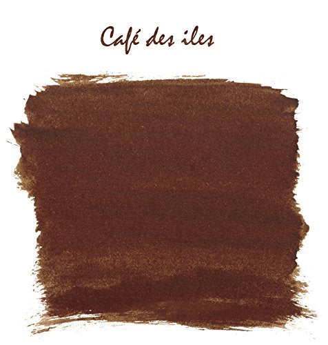 Herbin Fountain Pen Ink - 30ml Bottled - Café des Iles - color: Café Des Iles, size: 1 fl oz