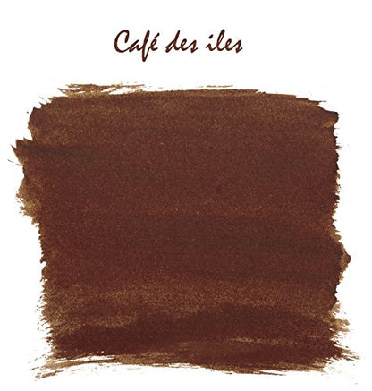 Herbin Fountain Pen Ink - 30ml Bottled - Café des Iles - color: Café Des Iles, size: 1 fl oz