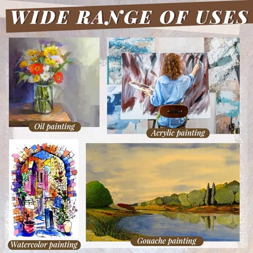 Kinlop 48 Inch X 40 Feet Double Primed Cotton Canvas Large White Canvas Roll for Oil and Acrylic Painting - color: White, size: 48 Inch X 40 Feet