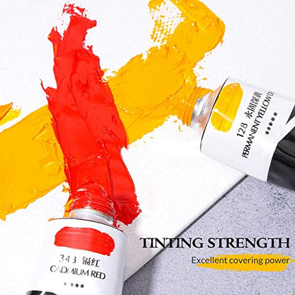 Paul Rubens Artist Oil Paint,18 Vibrant Colors with Great Lastfastness, 60ml Large Capacity Tubes, Oil Paint Set Supplies for Artists, Students, Beginners - color: 18 artist colors