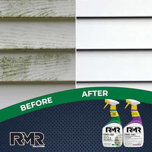 RMR Brands DIY Mold & Stain Remover Bundle, Complete Mold Killer & Mildew Prevention Kit, Disinfectant Spray, Includes 2-32 fluid ounce Bottles - size: 32 Fl Oz (Pack of 2)