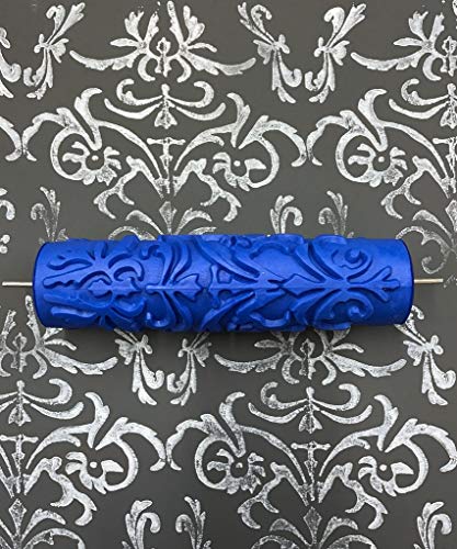 Pattern Paint Roller - 7" Roller (Serenity Damask Pattern) - color: Serenity Damask Pattern