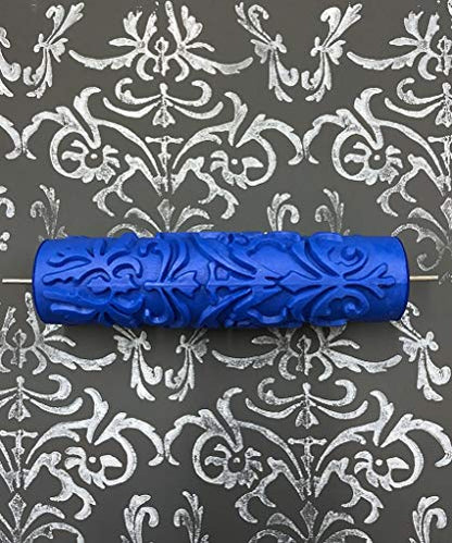 Pattern Paint Roller - 7" Roller (Serenity Damask Pattern) - color: Serenity Damask Pattern