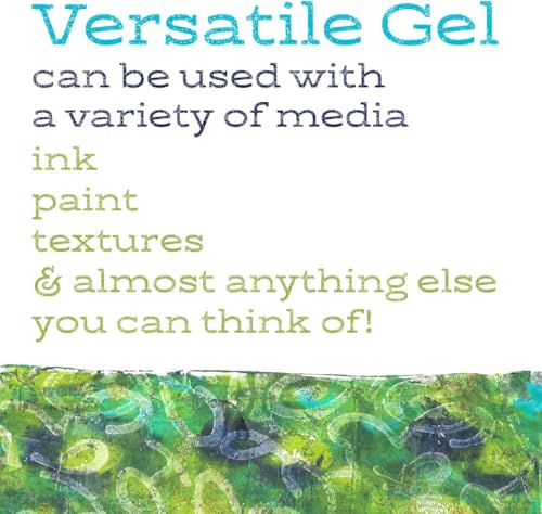 Gel Press Monoprinting Class Pack – 8” x 10” Gel Plate 6-Pack with 6 Brayers – Reusable Gel Printing Plates for Printmaking, Scrapbooking, Card Making, Mixed Media, and Classroom Art
