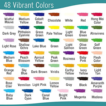 EXTRIC Oil Pastels - 48 Count Soft Pastels for Kids & Artists - size: 48 Count (Pack of 1)