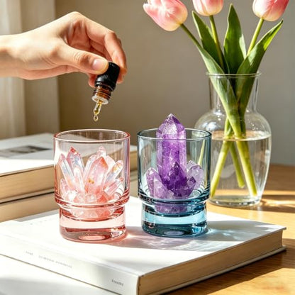 11 PCS Crystal Cluster Resin Mold Quartz Rock Silicone Molds,Different Shapes Epoxy Resin Molds DIY Gem Stone Jewerly, Candle,Soap,Clay