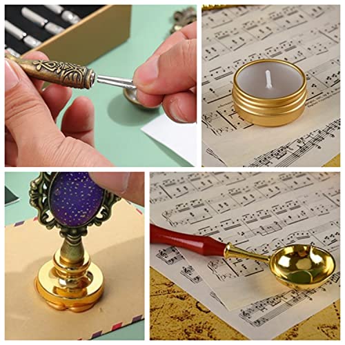 Joyeee Feather Calligraphy Dip Pens and Nibs, Stationery Paper, Pen Base, Spoon, Black Ink Bottle, Dip Pen Wooden for Writing Letters, Greeting Cards, Valentine’s Day Gift for Writing Drawing Lover - color: #102 Purple feather pen set