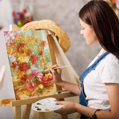 5 Packs Canvas for Painting 8 x 10 Inch, Koncci Cotton Acid-Free Blank Canvas Board for Acrylic Paint, Oil Paint & Wet Water Art Media, Kids Hobby Painters and Beginners - size: 5 Packs 20x25cm