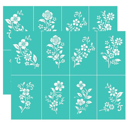 2Pcs Letters Pattern Silkscreen Stencil,Reusable Self-Adhesive Silk Screen Printing, for Decor/Printing on Wood/Fabric/Wall/Cup/Plate/Glass/Paper, Home Christmas Decorations Pattern (8.5x11inch)
