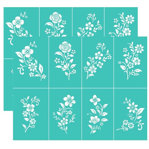2Pcs Letters Pattern Silkscreen Stencil,Reusable Self-Adhesive Silk Screen Printing, for Decor/Printing on Wood/Fabric/Wall/Cup/Plate/Glass/Paper, Home Christmas Decorations Pattern (8.5x11inch)