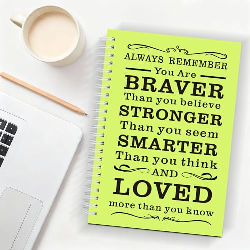 JOHSBYD 2Pcs Blank Spiral Notebook,Inspirational Gifts A5 Hardcover Sketch Book,Art Sketchbook for Drawing, Unlined, Plain Sketch Book for Women Men Work Writing,160 Pages (2, Blank Page Light Green) - color: Blank Page Light Green