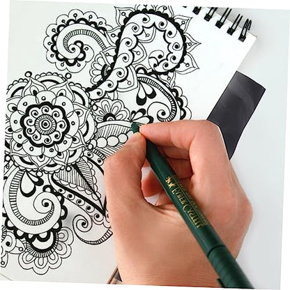 SEWOART 25pcs Black Carbon Transfer Tracing Paper Graphite Copy Paper for Wood Canvas Art for Sketching Wood Burning Creative Projects