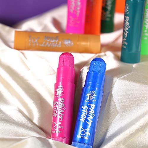 TBC The Best Crafts 24 Colors Mixed pack, Washable Paint, Non-toxic, Tempera Paint Sticks for Kids and Students - color: 24 Colors Mixed pack