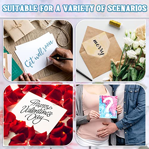 Spiareal 100 Sheets Watercolor Paper Bulk 140 Lb/300 GSM White Construction Paper Cold Press Blank Cotton Art Paint White Water Color Pad Artists Drawing Christmas Cards(4 x 6 Inch) - size: 4 x 6 Inch