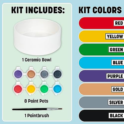 Tulip Painted by Me Ceramic Painting Kit - Pet Bowl - color: Pet Bowl