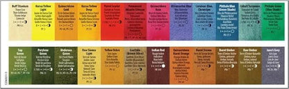 DANIEL SMITH Extra Fine Watercolor Half Pan 24 Color Set V2