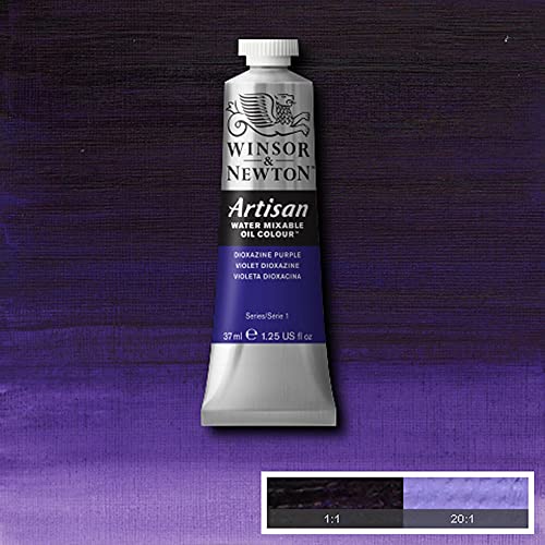 Winsor & Newton Artisan Water Mixable Oil Colour, 1.25-oz (37ml), Dioxazine Purple - color: Dioxazine Purple, style: 1.25-oz